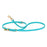 Viper Biothane Adjustable Multi-Purpose Dog Leash with Brass Hardware, 7FT