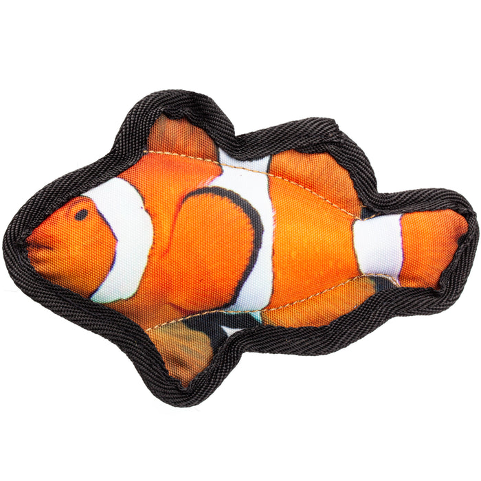 Tropical Clownfish small dog toy with a squeaker