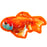 Tropical Goldfish small dog toy with a squeaker