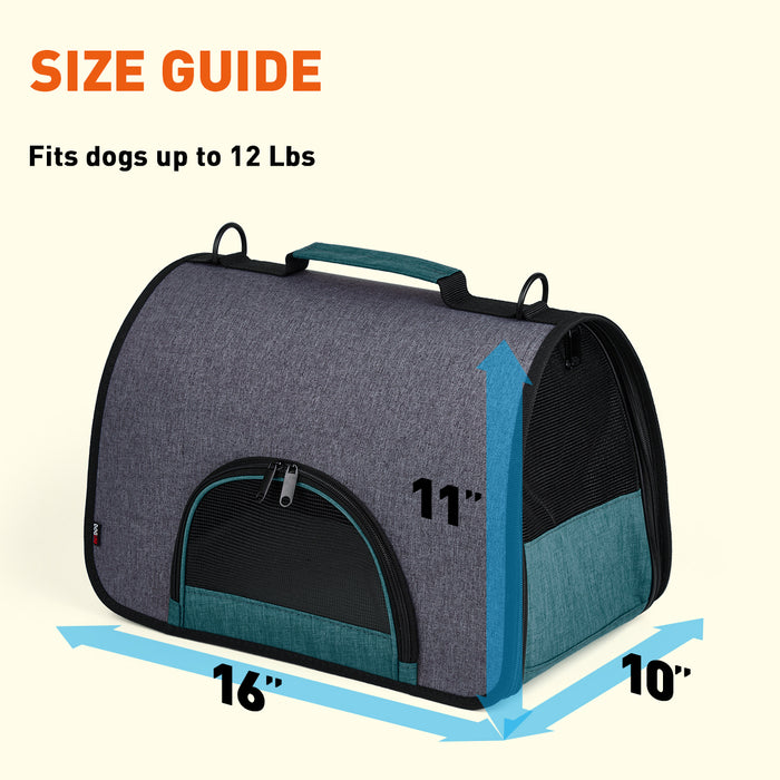 Dual Color Collapsible Pet Carrier — Dogline Wholesale
