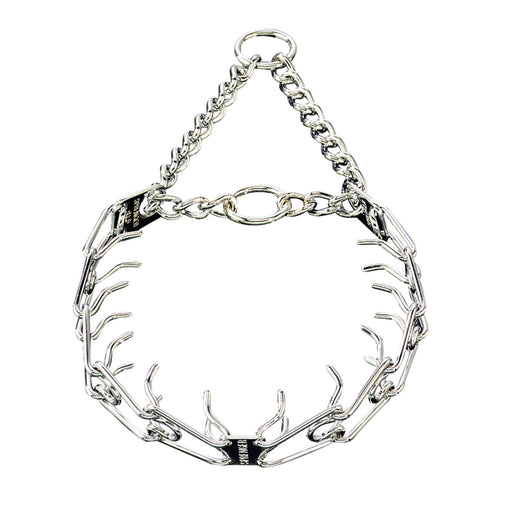 Herm Sprenger - ULTRA-PLUS Training Collar with Center-Plate and Assembly Chain - Standard Version - Chrome