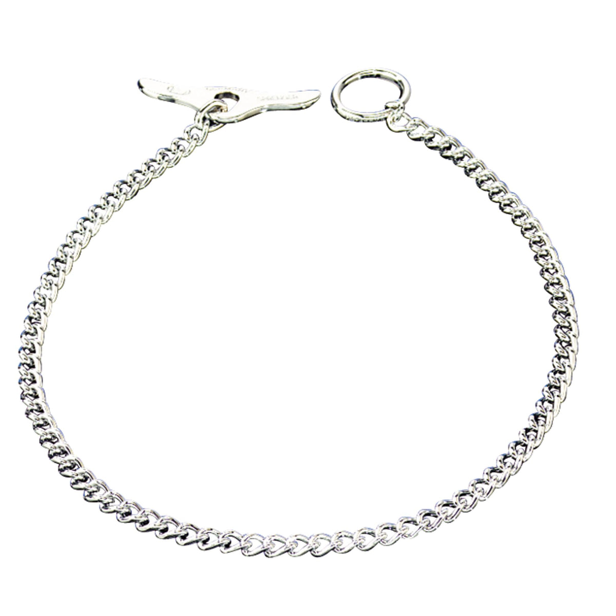 Herm Sprenger - Chain Collar with Toggle-Closure - Round Links - Chrom ...