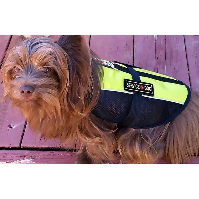 Nylon Service Dog Vest with Hook & Loop Fastener Patches