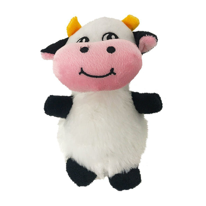 6" Cow Mini Dog Toy