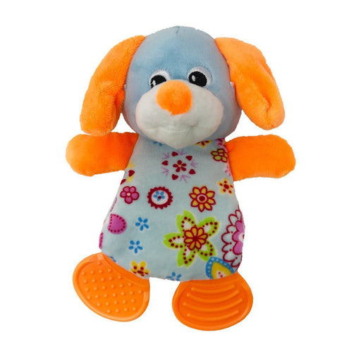 Soft and colorful dog toy, 10-inch dog