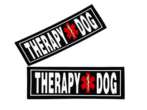Dogline 3D Rubber Therapy Dog Removable Patches for Dog Harness and Vest